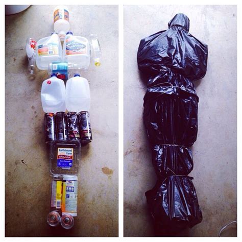 how to make a fake body in a bag